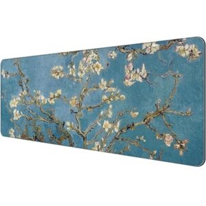 Multicolored Pretty Floral Art Print Desk Mat-Comfortable, Non-Slip, and Smooth